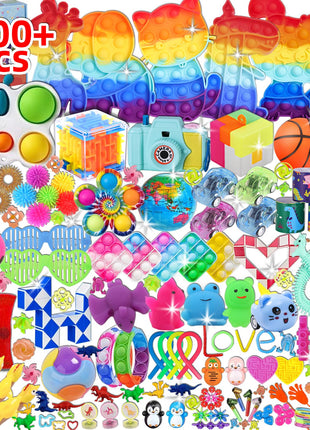 1000 Pcs Party Favors for Kids, Fidget Toys Bulk, Birthday Gift Toys, Fidgets Stocking Stuffers, Treasure Box Birthday Party, Goodie Bag Stuffers, Carnival Prizes, Pinata Filler Stuffers for Classroom