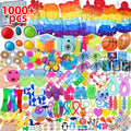 BILLFULL 1000 Pcs Party Favors for Kids, Fidget Toys Bulk, Birthday Gift Toys, Fidgets Stocking Stuffers, Treasure Box Party, Goodie Bag Carnival Prizes, Pinata Filler Stuffers Classroom