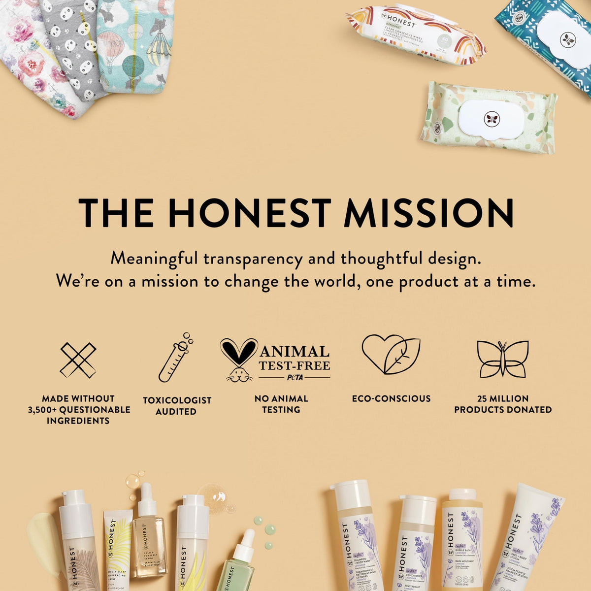 The Honest Company Hypoallergenic Diaper Rash Cream | Moisturizing + Calming Zinc Oxide Ointment | NEA Recognized, Cruelty Free | 2.5 oz