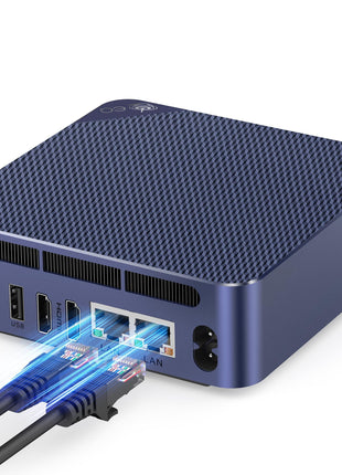 Beelink Mini PC,Mini S12 N95 Intel Alder Lake-N95 (up to 3.4GHz),12GB LPDDR5 512GB SATA3 SSD Mini Desktop Computer, Support 4K@60Hz Dual HDMI Display, 2.5G LAN/USB3.2/Low-Power Home/Office Micro PC