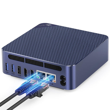 Beelink Mini PC,Mini S12 N95 Intel Alder Lake-N95 (up to 3.4GHz),12GB LPDDR5 512GB SATA3 SSD Mini Desktop Computer, Support 4K@60Hz Dual HDMI Display, 2.5G LAN/USB3.2/Low-Power Home/Office Micro PC