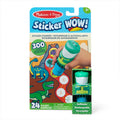 Melissa & Doug Sticker Wow!4-Page Activity Pad and Sticker Stamper, 300 Stickers, Arts and Crafts Fidget Toy Collectible Character ?inosaur Creative Play Travel Toy for Girls and Boys 3+,