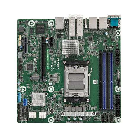 ASRock Rack Server Motherboard B650D4U3-2L2Q/BCM Micro-ATX AMD EPYCTM 4004 and AMD RyzenTM 9000/8000/7000 Series Dual SFP28 (25GbE)