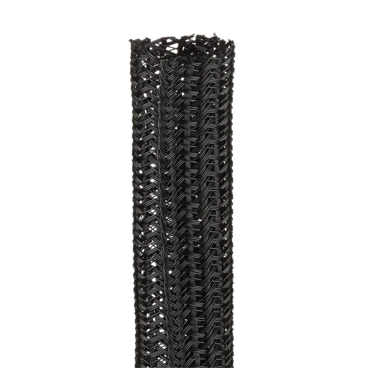 Panduit SE25PS-TR0 Pan-Wrap, Braided Expandable Sleeving Polyethylene Terephthalate, Black (200-Foot)
