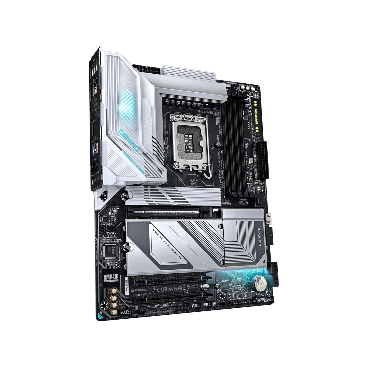 GIGABYTE Z890 Gaming X WIFI7 Intel Core Ultra (Series 2) LGA 1851 Motherboard, ATX, DDR5, 4X M.2, PCIe 5.0, USB4, WIFI7, 2.5GbE LAN, EZ-Latch