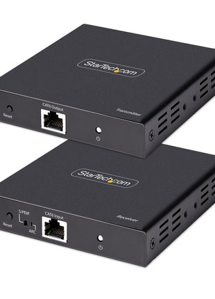 StarTech.com 4K HDMI Extender Over CAT5/CAT6 Cable, 4K 60Hz HDR Video Extender Up to 230ft (70m), HDMI Over Ethernet Cabling, S/PDIF Audio Out, HDMI Transmitter and Receiver Kit (4K70IC-EXTEND-HDMI)
