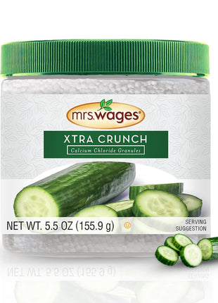 Mrs. Wages Pickle Mix, Xtra Crunch, Easy-To-Use, Fast Results, Great Taste & Crispness, Ensures Crunchiness, 5.5 oz Jar (Pack of 1)