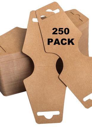 250 Pack Necklace Display Cards - Jewelry Bracelet Display - Choker Cards, Easy and Simple For Display Your Jewelries, Necklace, Bracelets - Bulk 250 Pack