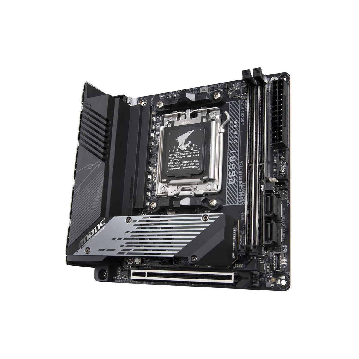 GIGABYTE B650I AORUS Ultra mATX Motherboard 2X DDR5~64GB,1x PCIe x16, 3X M.2, 4X SATA 6, 4X USB 3.2, 1x USB-C, 2X USB 2.0