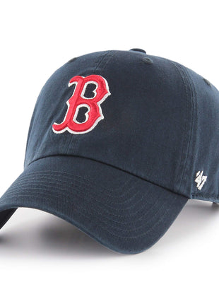 MLB Boston Red Sox Men's '47 Brand Home Clean Up Cap, Navy, One-Size (For Adults)