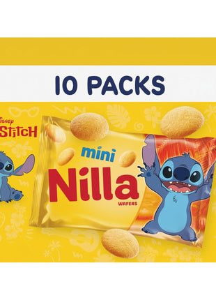 NILLA Wafers Mini Cookies, Vanilla Wafers, 10 Snack Packs