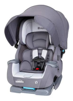 Baby Trend Cover MeTM 4-in-1 Convertible Car Seat, Vespa – Built-in Canopy, 4-Stage Growth System, Plush Comfort Padding, Multi-Position Recline