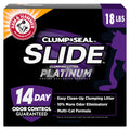 ARM & HAMMER Clump & Seal SLIDE Platinum Multi-Cat Clumping Litter, Easy Clean, Superior Odor Control, 18 Lbs