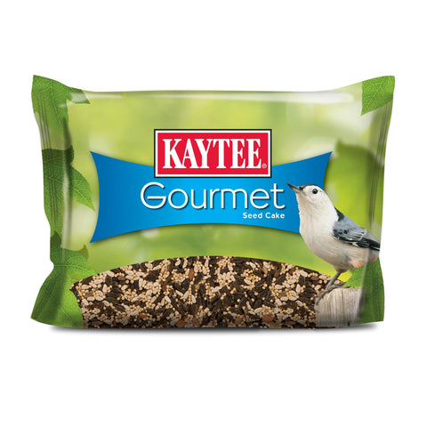 Kaytee Wild Bird Gourmet Seed Cake For Cardinals, Chickadees, Juncos, Titmice, Woodpeckers and More, 2 Pounds