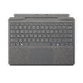 Microsoft Surface Pro Keyboard for Surface Pro Copilot+ (11th Edition), Pro 9 and 8 with Pen Storage, Alcantara Material, Platinum