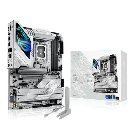 ASUS ROG STRIX Z890-A GAMING WIFI Z890 LGA 1851 ATX motherboard, Intel CoreTM Ultra Series 2 Ready, Advanced AI PC-ready, 16+2+1+2 stages, DDR5, WiFi 7, 2.5G, 5x M.2, ThunderboltTM 4, USB Type-C, AI OC