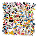 50Pcs Hot Disney Mickey Mouse Stickers for Water Bottle Cup Laptop Guitar Car Motorcycle Bike Skateboard Luggage Box Vinyl Waterproof Graffiti Patches JHSL