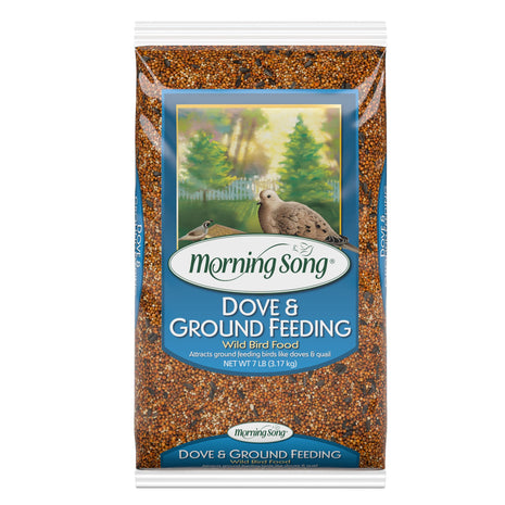 Morning Song Dove & Ground Feeding Wild Bird Seed - 7 lb. Dove, Quail & Pigeon Wild Bird Food for Outside Feeders