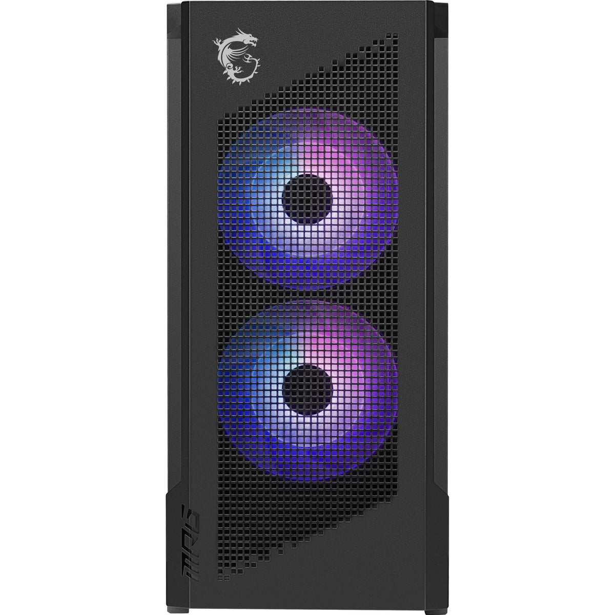 MSI MPG Velox 300R Airflow PZ - Mid-Tower Gaming PC Case - Tempered Glass Side Panel - 2 x 160 mm Dual Layer Blades Fans - Liquid Cooling Support up to 360mm Radiator - Mesh Panel for Airflow