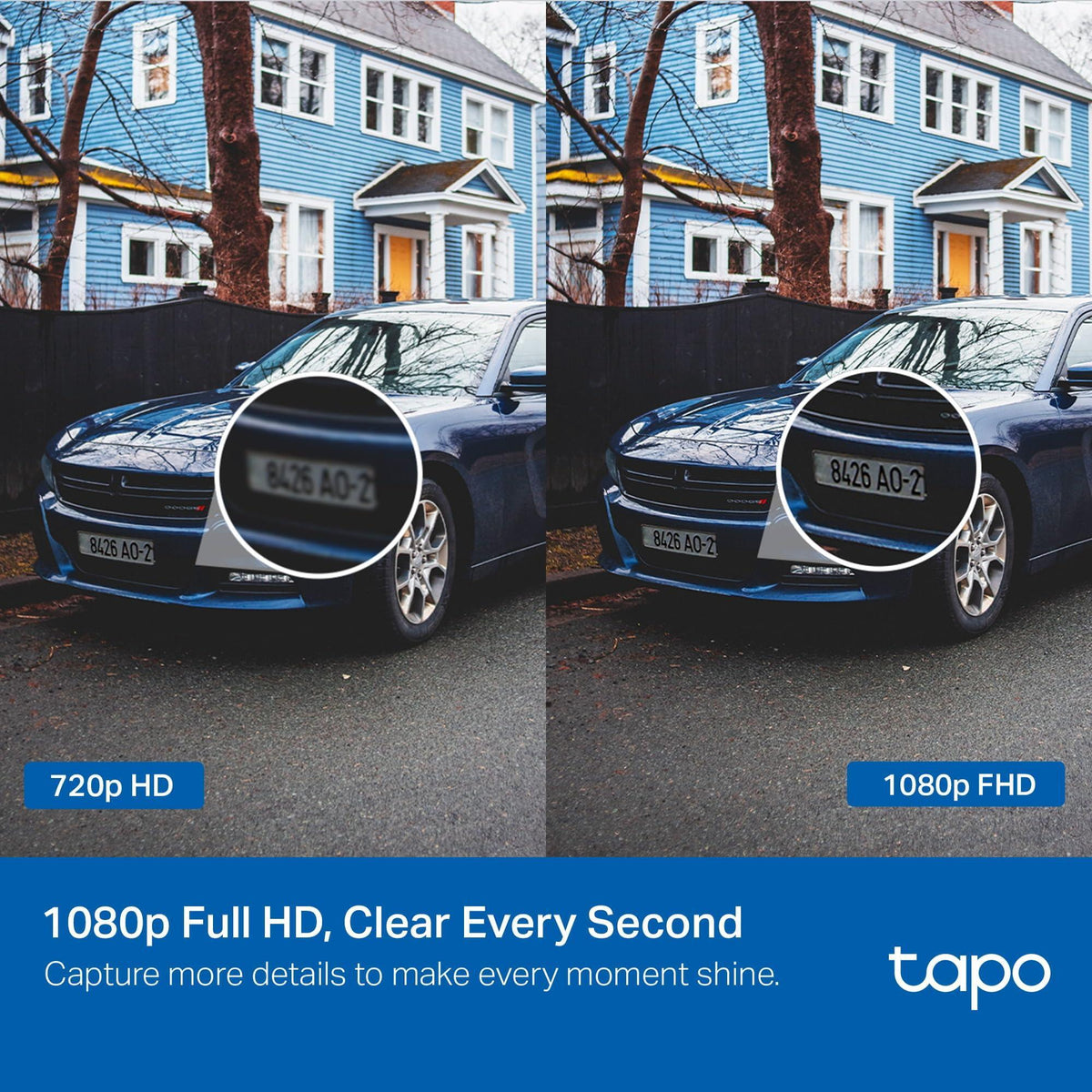 TP-Link Tapo 1080P Outdoor Wired Pan/Tilt Security Wi-Fi Camera, 360° View, Motion Tracking, Works with Alexa & Google Home, Night Vision, Free AI Detection, Cloud & SD Card Storage, Tapo C500