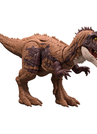 Mattel Jurassic World Dinosaur Toys with Roar Sound & Attack Action, Wild Roar Posable Figures, Physical & Connected Digital Play