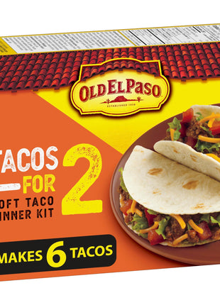 Old El Paso Tacos For Two Hard Taco Dinner Kit, 155g/5.5 oz., {Imported from Canada}