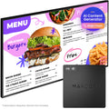 Digital Signage Player by Mandoe – Easy Setup, AI Template Creation, Premium Templates for Restaurants, Retail, and Business Displays
