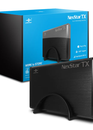Vantec NexStar TX 3.5 inch USB 3.0 Hard Drive Enclosure (NST-328S3-BK ),Black