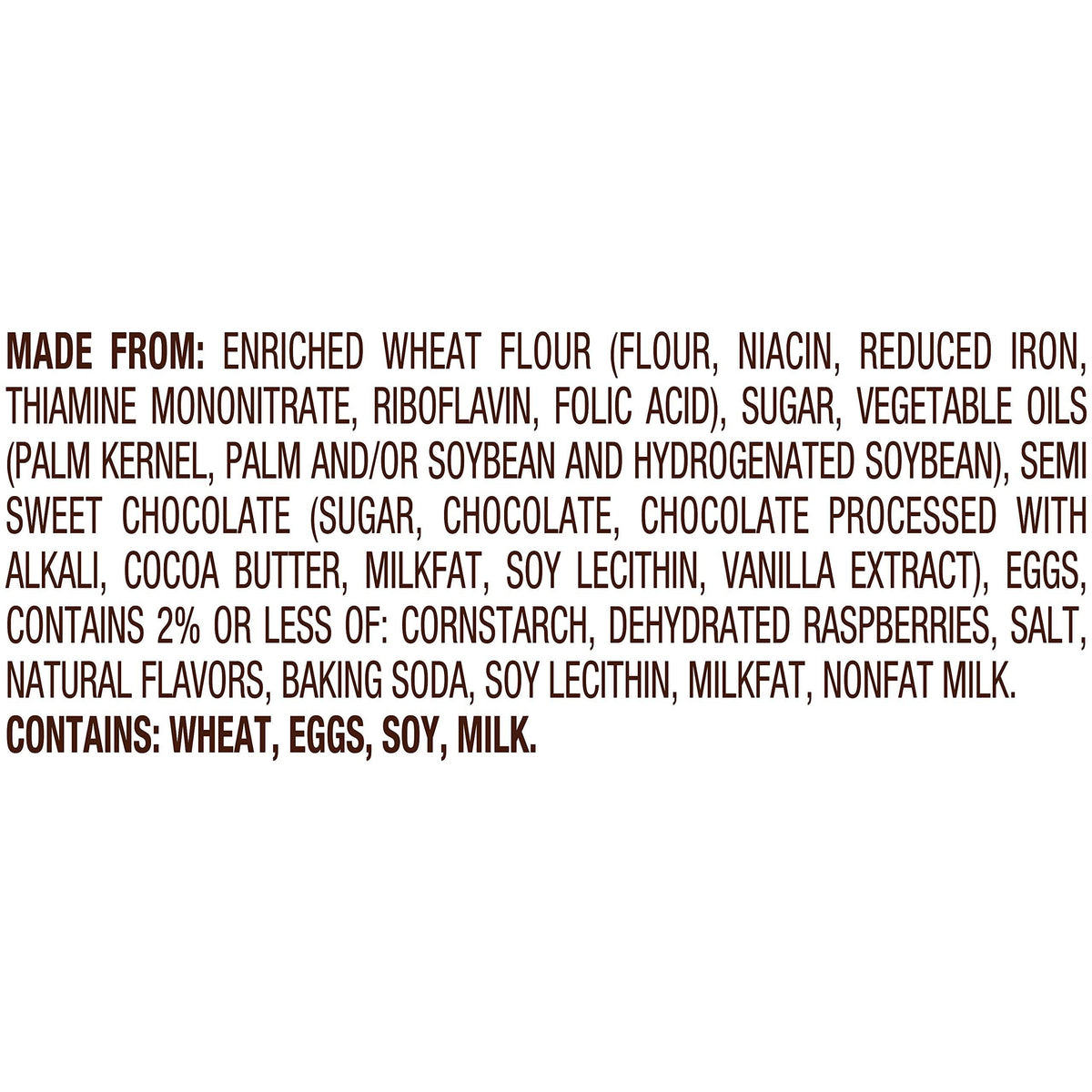 Pepperidge Farm Milano Cookies, Raspberry Chocolate, 7 oz. Bag