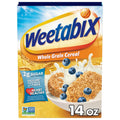Weetabix Biscuits Whole Grain Cereal, Lightly Sweet Whole Grain Wheat Biscuits, Delicious as Part of Breakfasts or Snacks, 14 OZ Box
