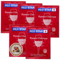 Red Star Premier Classique Wine Yeast (5 Pack) - Great for Making Wine Cider Mead Kombucha at Home - 5 g Sachets - Saccharomyces cerevisiae - Sold by CAPYBARA Distributors Inc.