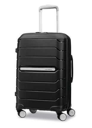 Samsonite Freeform Hardside Carry-On Luggage with Spinner Wheels - Hardshell Suitcase - TSA, Airline-Approved - Expandable Hard Shell, Smooth Rolling Wheels for Lightweight Travel – Black