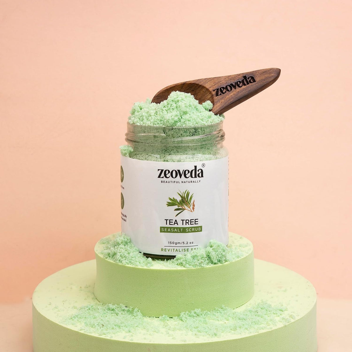 Zeoveda Body And Face Scrubs (Sea Salt), Cruelty Free