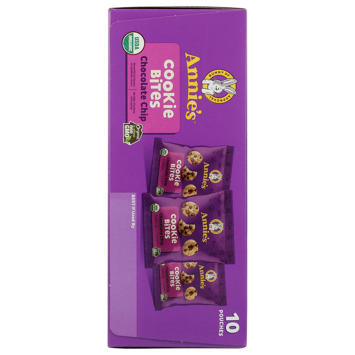 Annie's Organic Chocolate Chip Cookie Bites, 10 Pouches, 10.5 oz