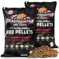 Bear Mountain 2-Pack Wood Pellets for Smoker, Grill & BBQ, 20 Lbs, Gourmet Blend - Premium Hardwood Barbecue Pellets for Indoor and Outdoor Grilling