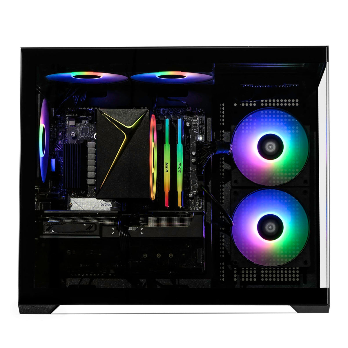 STORMCRAFT Sirius Gaming PC, Intel Core i5 14400F 4.7GHz, RTX 4060 8GB GDDR6, 16GB DDR5 RGB 6000MHz, 1TB NVMe Gen4 SSD,PRO B760M-VC WIFI, Desktop Computer VR & AI Ready, Win 11 Home Pre Built Tower PC