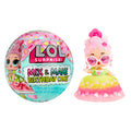 LOL Surprise Mix & Make Birthday Cake Tots with Collectible Doll, DIY Cake Dress, Cake Making and Decorating, Ingredients and Glitter Sprinkles, Cake Dress Doll- Great Gift for Girls Age 3+