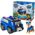 Paw Patrol, Chase's Patrol Cruiser, Toy Car with Collectible Action Figure, Sustainably Minded Kids Toys for Boys & Girls Ages 3 and Up
