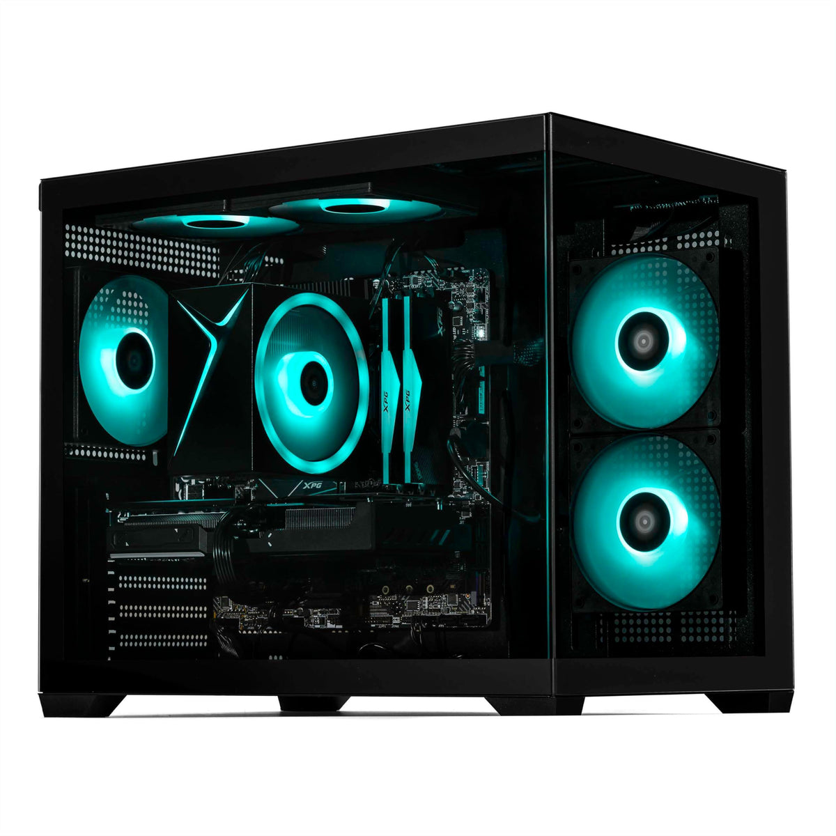 STORMCRAFT Sirius Gaming PC, Intel Core i5 14400F 4.7GHz, RTX 4060 8GB GDDR6, 16GB DDR5 RGB 6000MHz, 1TB NVMe Gen4 SSD,PRO B760M-VC WIFI, Desktop Computer VR & AI Ready, Win 11 Home Pre Built Tower PC