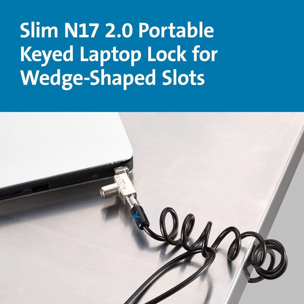 Kensington N17 Portable Keyed Laptop Lock for Dell and Alienware Laptops (K60511WW)