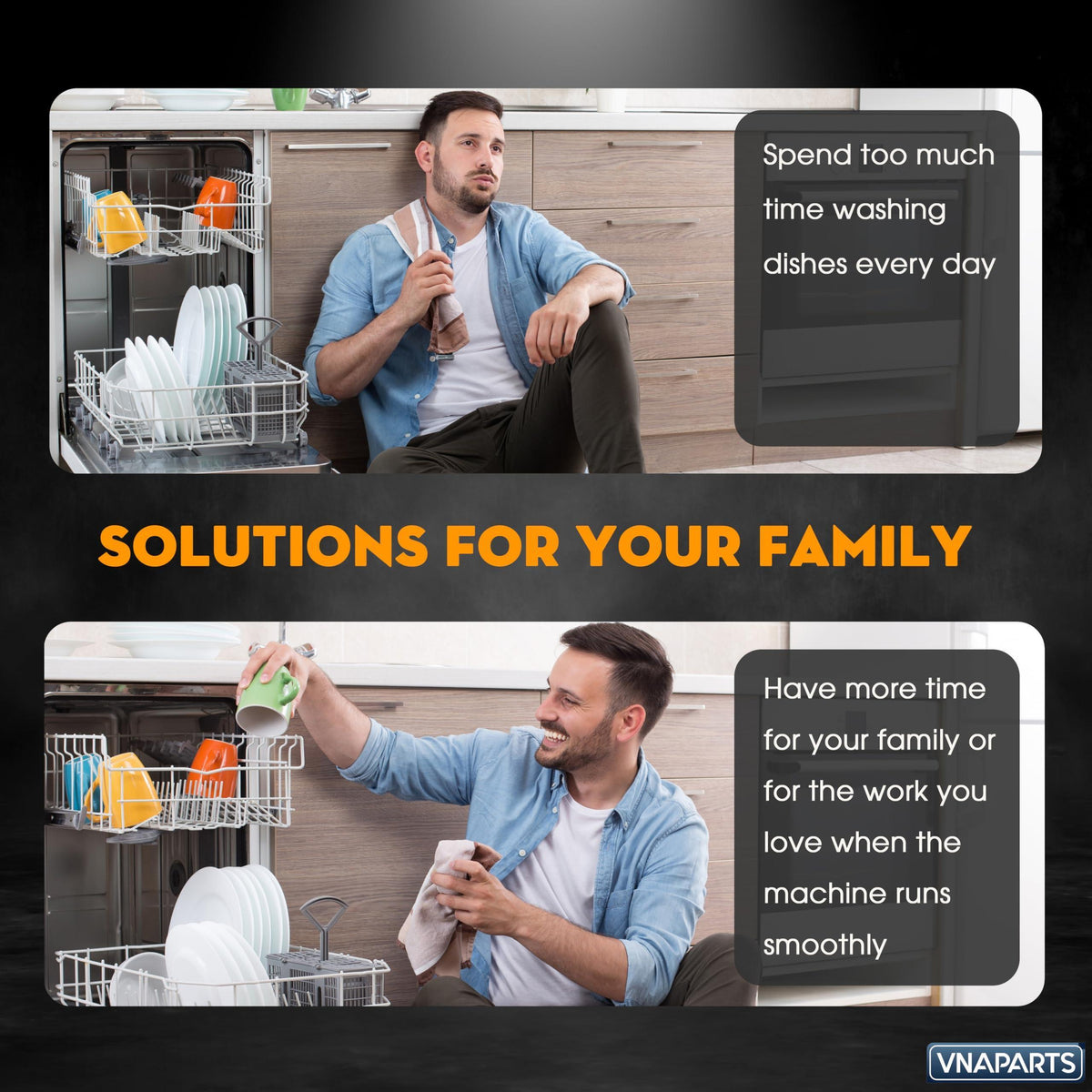 Upgraded Dishwasher Top Rack Adjuster Replacement for Whirlpool WDT750SAHZ0 WDT730PAHZ0 WDTA50SAHB0 WDTA50SAHZ0 WDT970SAHZ0 WDT910SAYM1 WDT730PAHV0 WDT910SAYM2 WDT910SAYM3 Dishwasher, 2 PACK