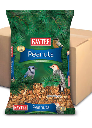 Kaytee Shelled Peanuts for Cardinals, Blue Jays, Woodpeckers and Other Outside Wild Birds, 11 Pounds