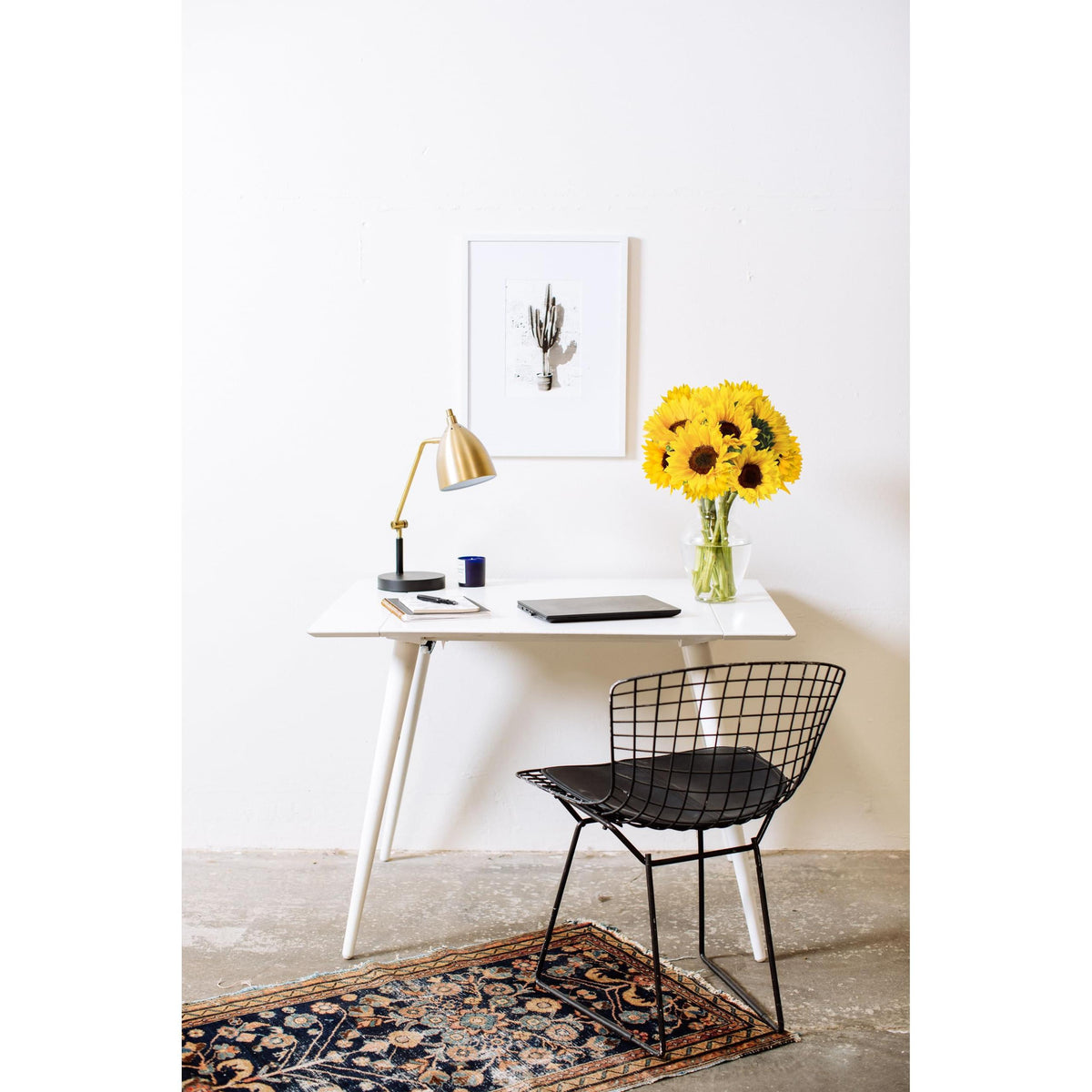 Benchmark Bouquets - 10 Stem Sunflowers (Glass Vase Included) - Fresh Flowers for Delivery - Gift for Graduation, Birthday, Anniversary, Sympathy, Get Well, Congratulations
