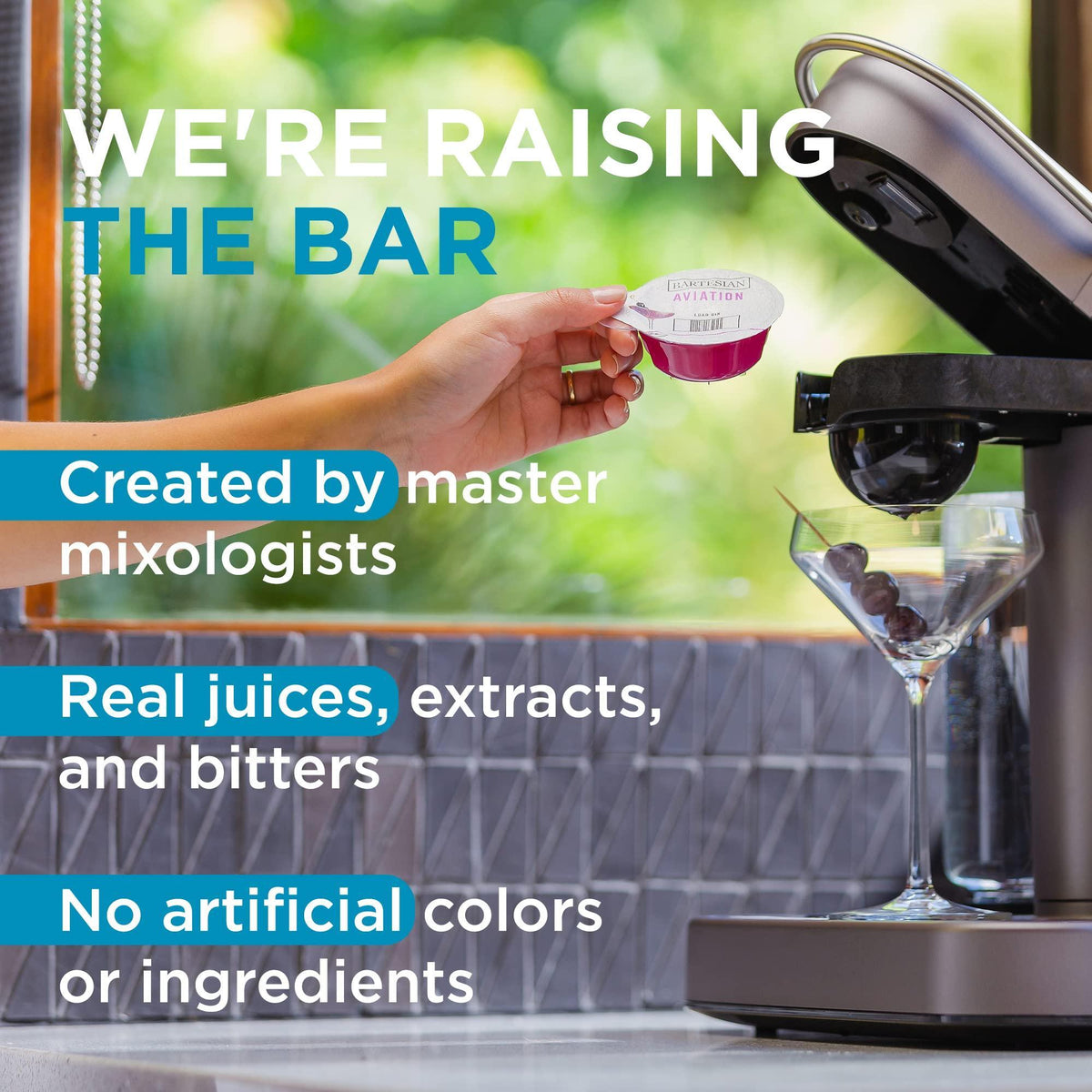 Bartesian 24-Pack Vodka Lovers Favorites Collection for Cocktail Machine – Home Bar Mixology Cocktails Mix Pod Capsule Set To Use With the Bartesian Cocktail Drink Maker Machine
