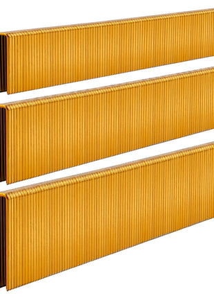 18 Gauge 1/4 Inch Norrow Crown Staples 1/2",3/4",1",1200-Pack | Galvanized Coating Resists Rust for Indoor Woodworking & Decoration for 18GA 1/4" Crown Electric Staplers and Staple Guns