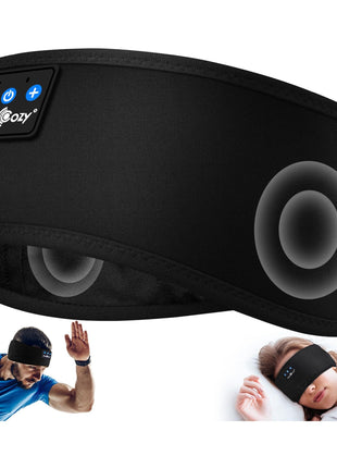 MUSICOZY Sleep Headphones Bluetooth 5.4 Headband, Sports Wireless Earphones Sweat Resistant Earbuds Sleeping Headphone with Ultra-Thin HD Stereo Speaker for Workout Running Cool Gadgets Unique Gifts