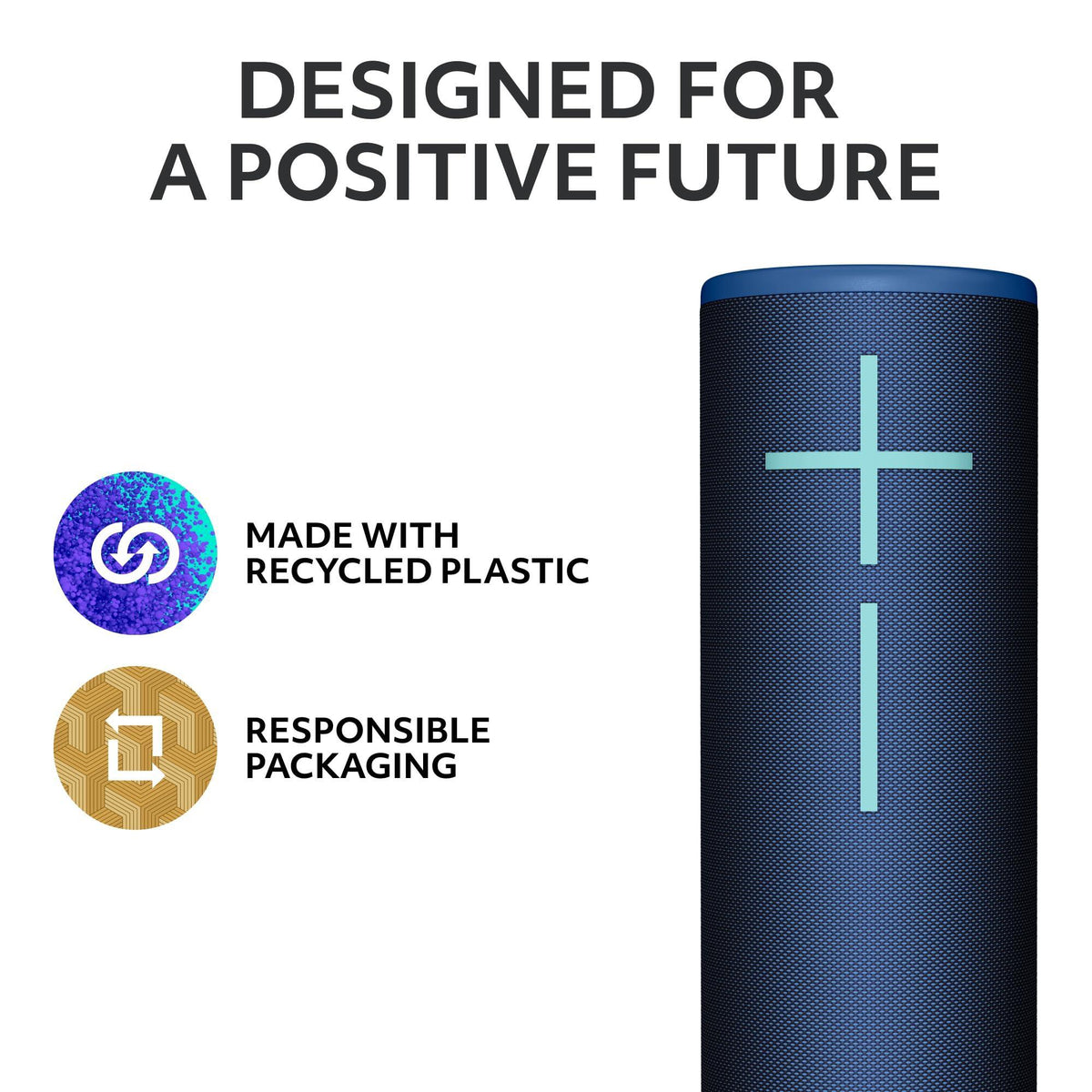 Ultimate Ears MEGABOOM 4 Portable Waterproof Bluetooth Speaker, 360-Degree Sound, Thundering Bass, 147ft Range, 20-Hour Battery, Floating Speaker - Blue