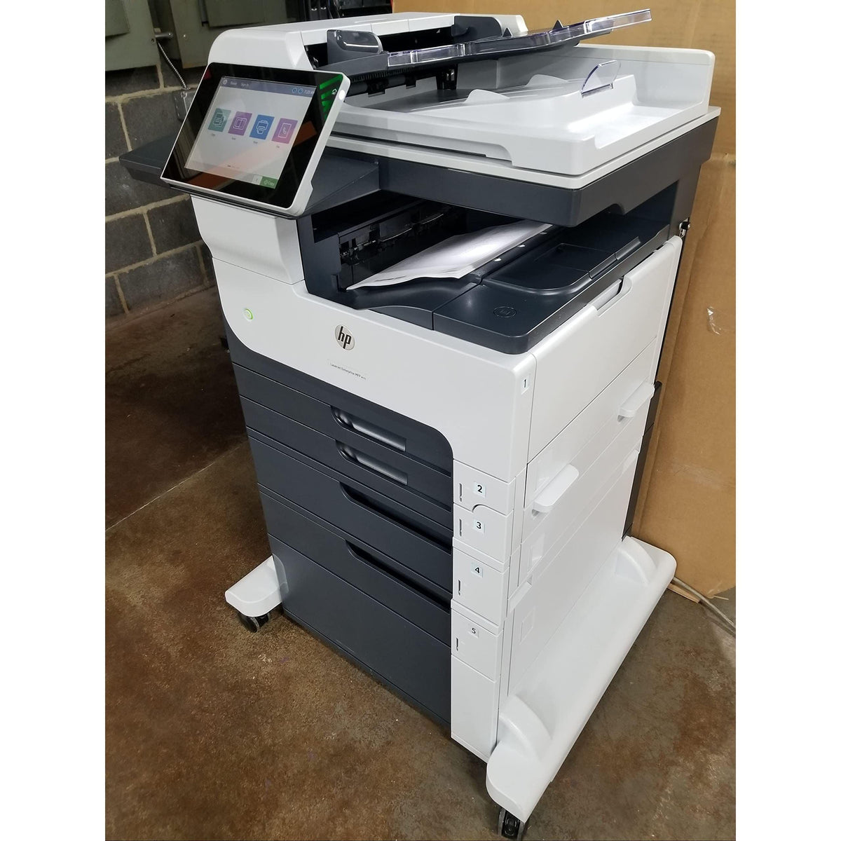 HP CF067A LaserJet Enterprise MFP M725f Multifunction Laser Printer, Copy/Fax/Print/Scan (Renewed)