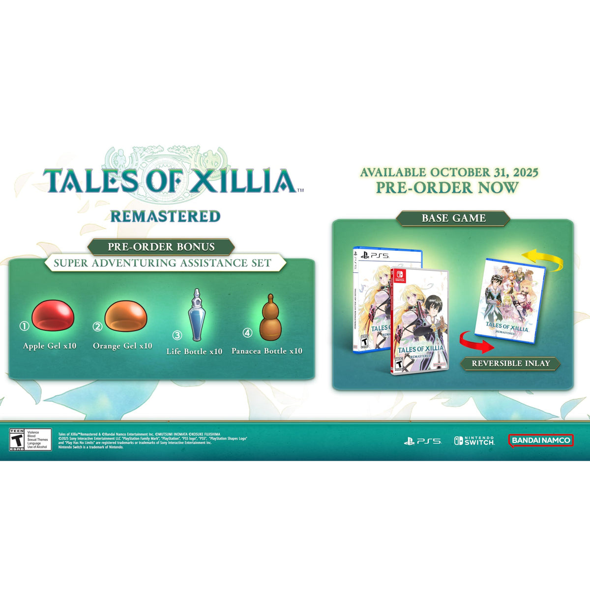 TALES OF XILLIA: REMASTERED - PlayStation 5