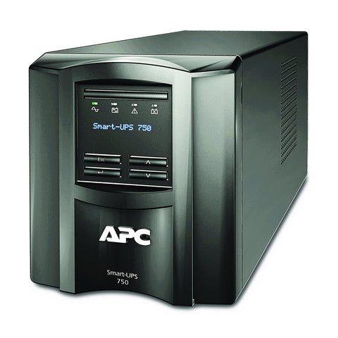 APC 750VA Smart UPS with SmartConnect, SMT750C Sinewave UPS Battery Backup, AVR, 120V, Line Interactive Uninterruptible Power Supply
